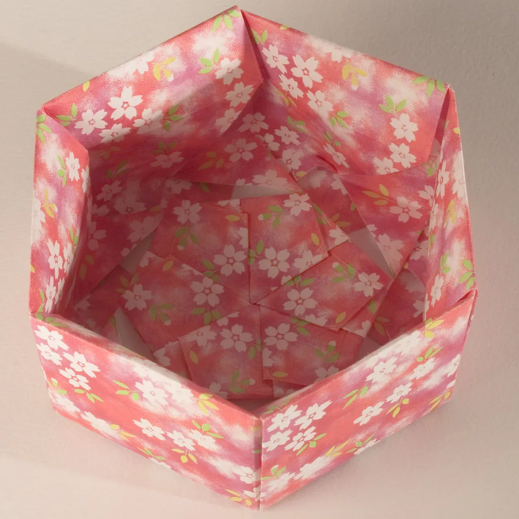 Wrapped birthday gift box with ribbon